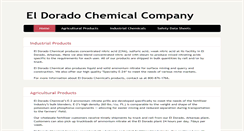 Desktop Screenshot of eldoradochemical.com